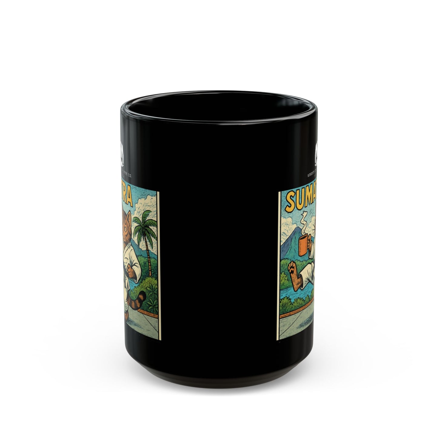 Sumatra Judo Cat Coffee Mug (11oz, 15oz)