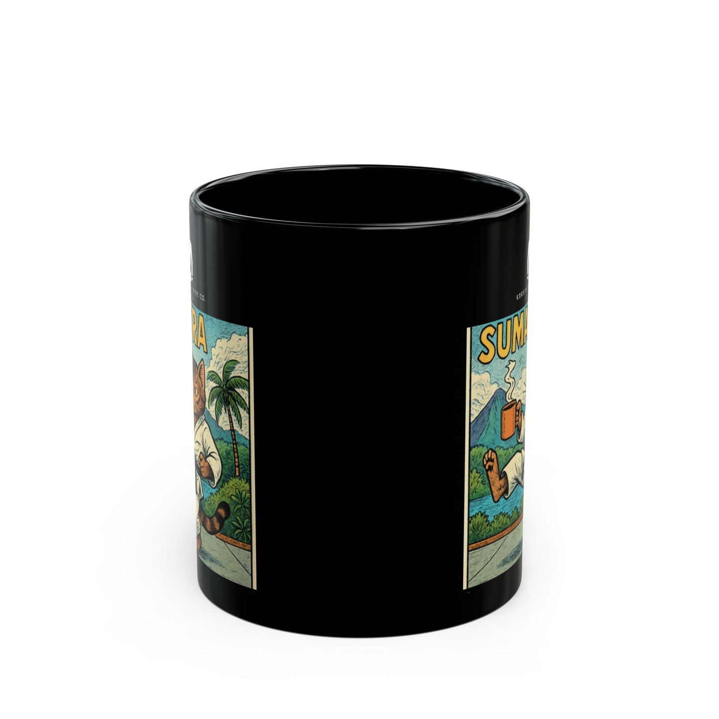 Sumatra Judo Cat Coffee Mug (11oz, 15oz)