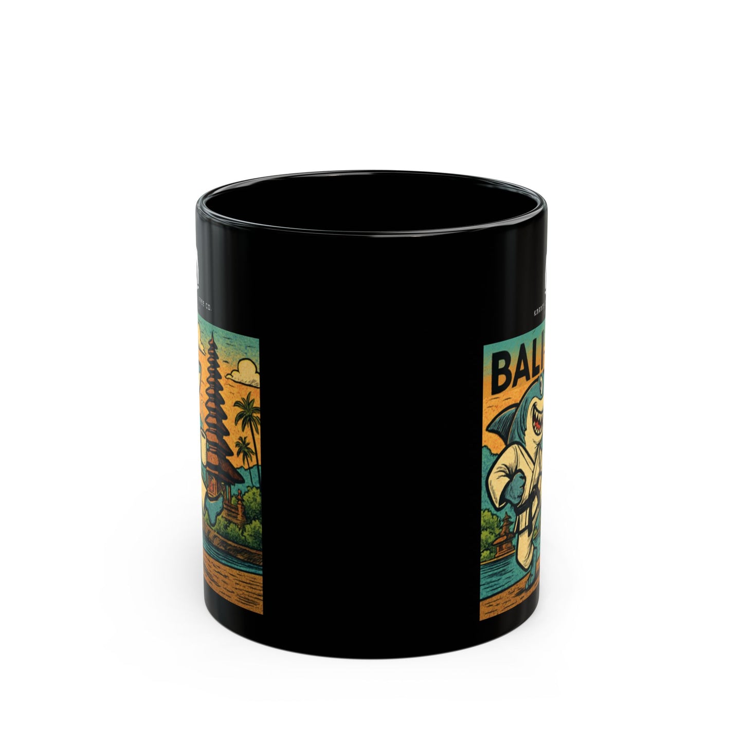 Bali Karate Shark Coffee Mug (11oz, 15oz)