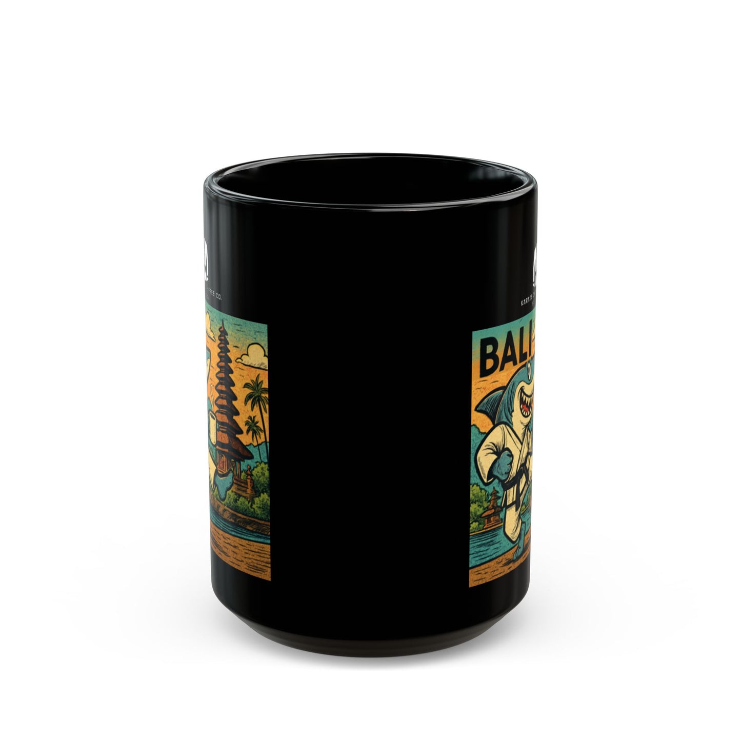 Bali Karate Shark Coffee Mug (11oz, 15oz)