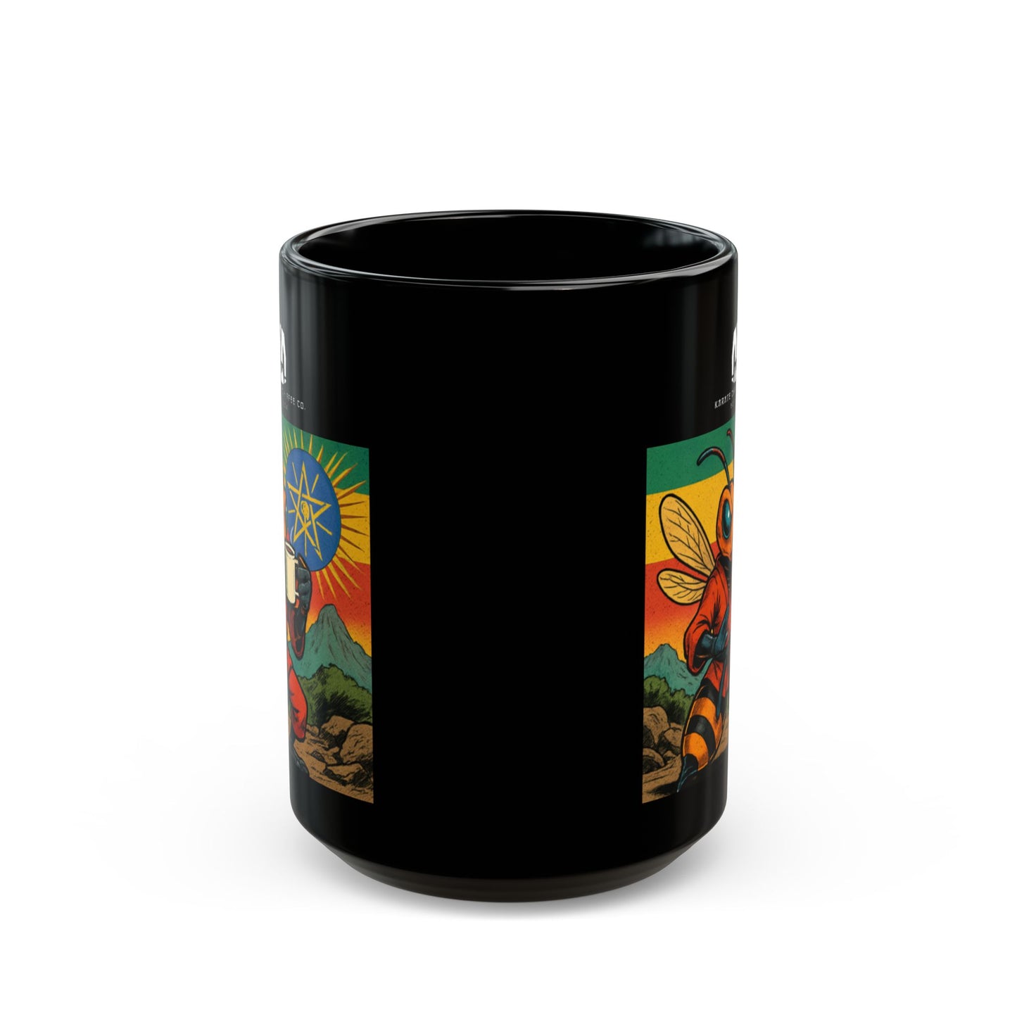 Ethiopian Kung-Fu Hornet Coffee Mug (11oz, 15oz)