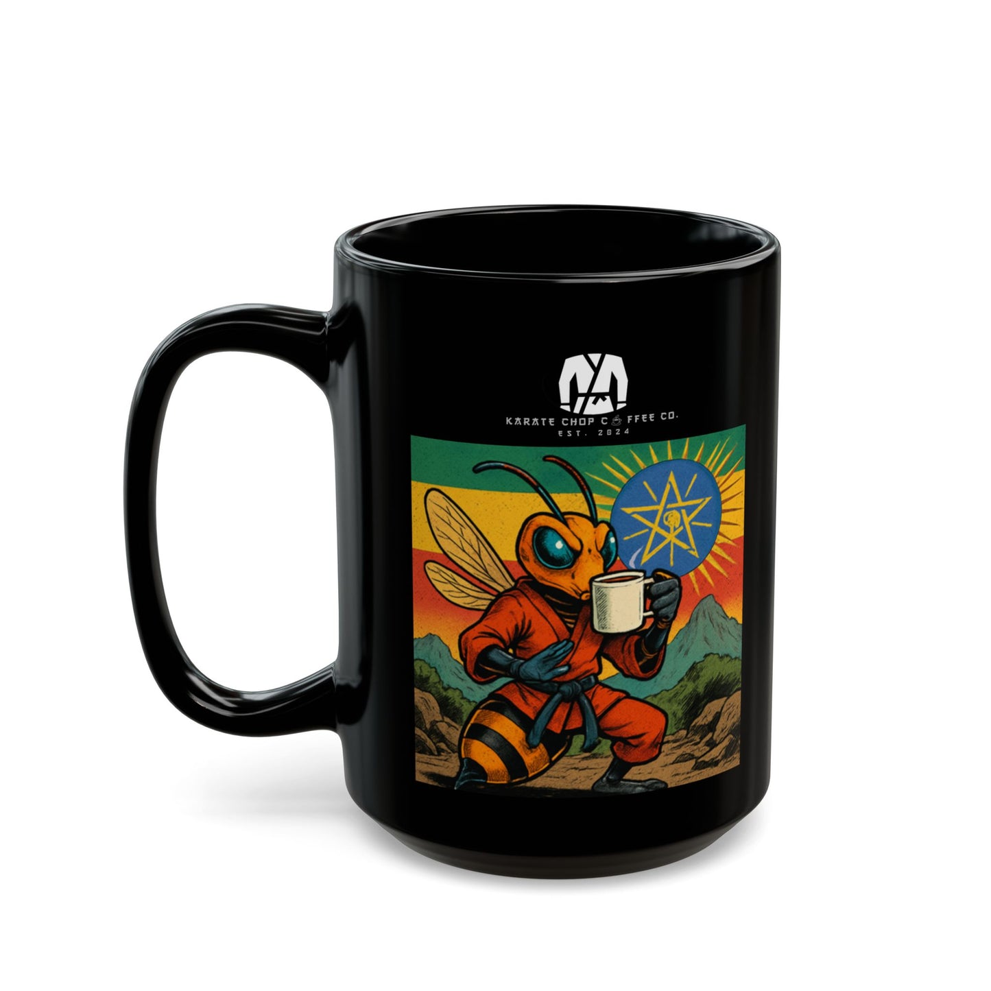 Ethiopian Kung-Fu Hornet Coffee Mug (11oz, 15oz)