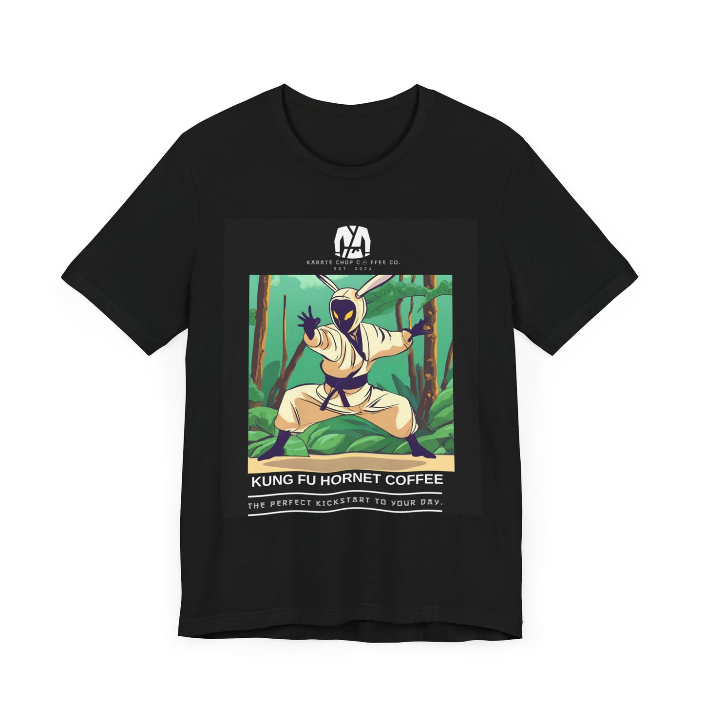 Kung-Fu Hornet Coffee Crew Tee