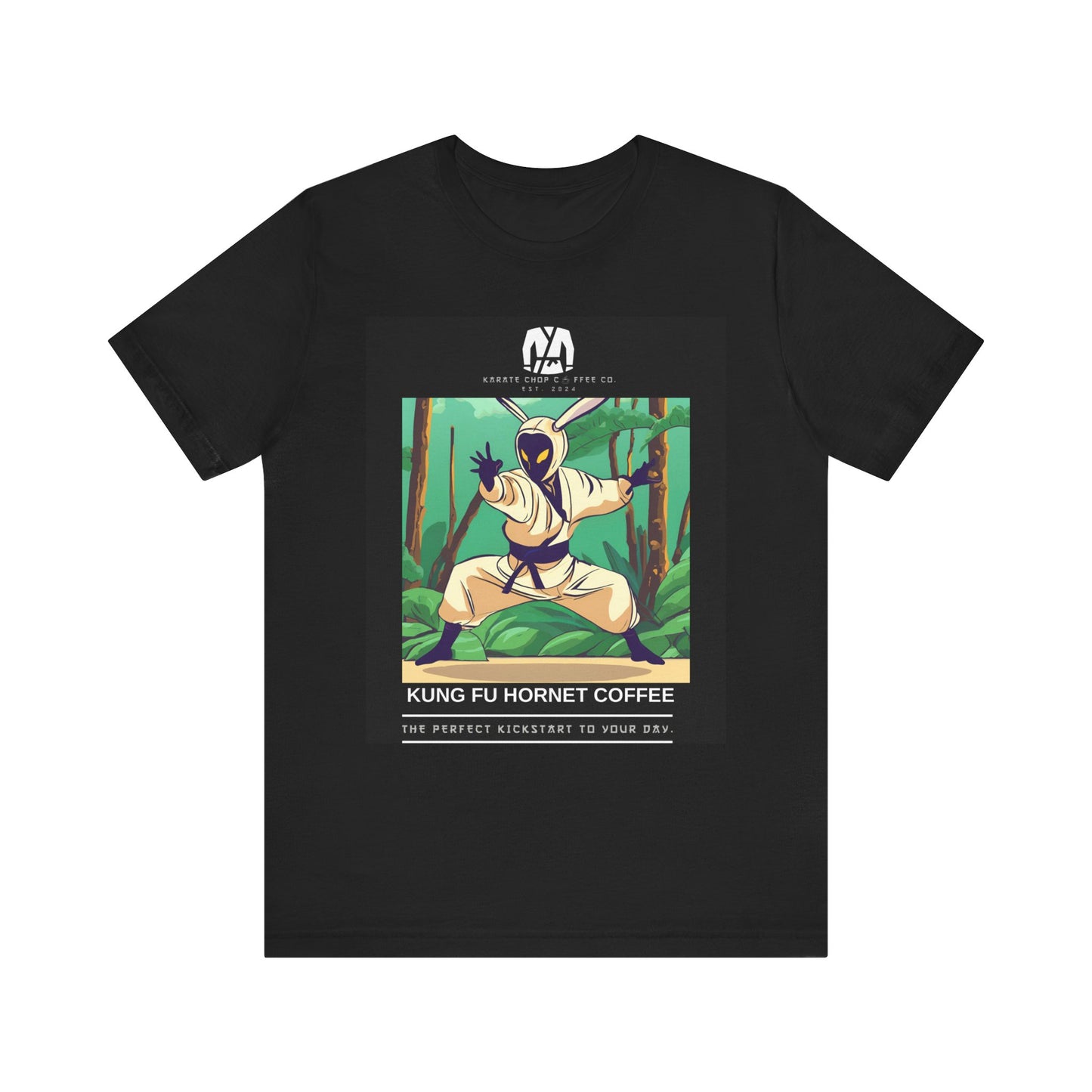 Kung-Fu Hornet Coffee Crew Tee