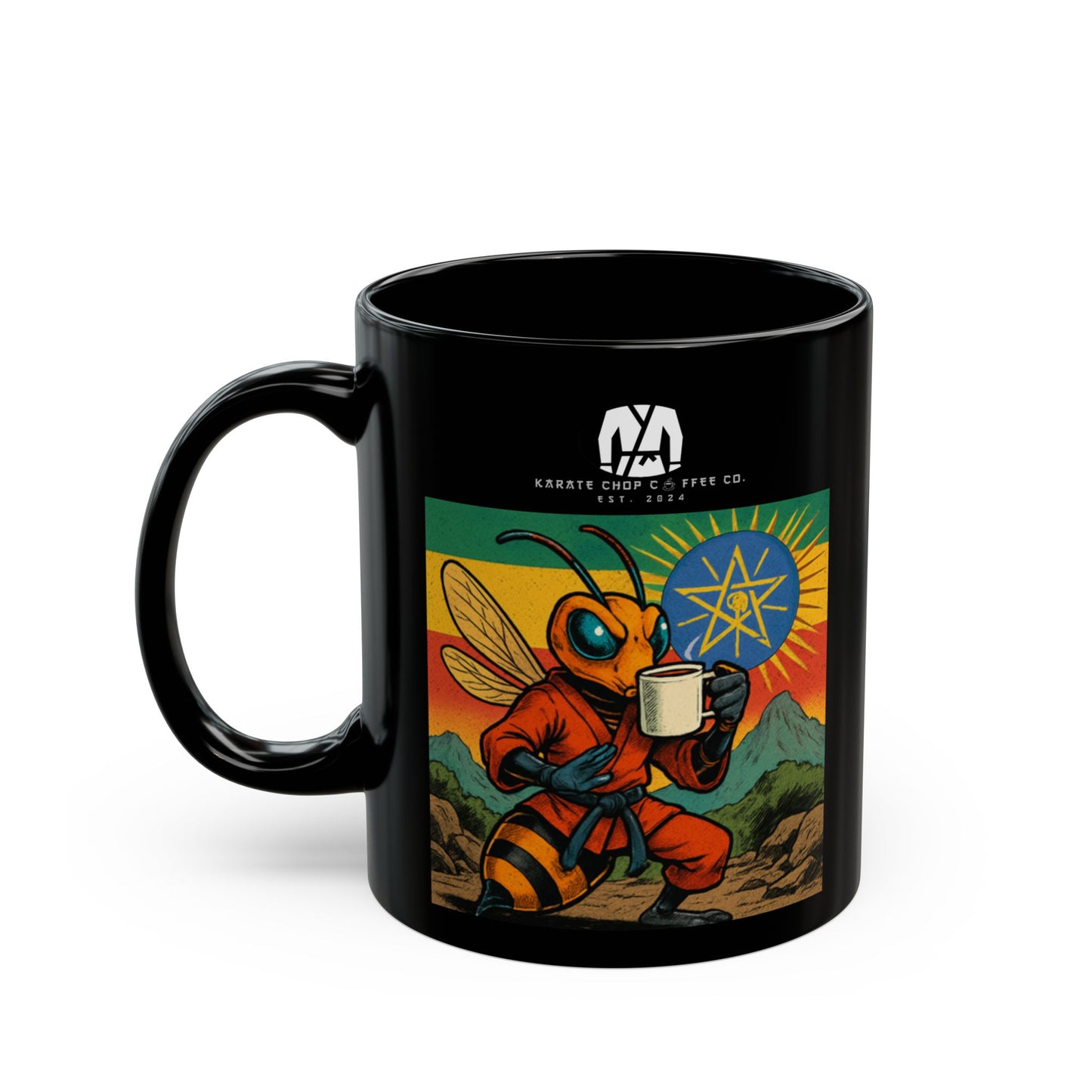 Ethiopian Kung-Fu Hornet Coffee Mug (11oz, 15oz)