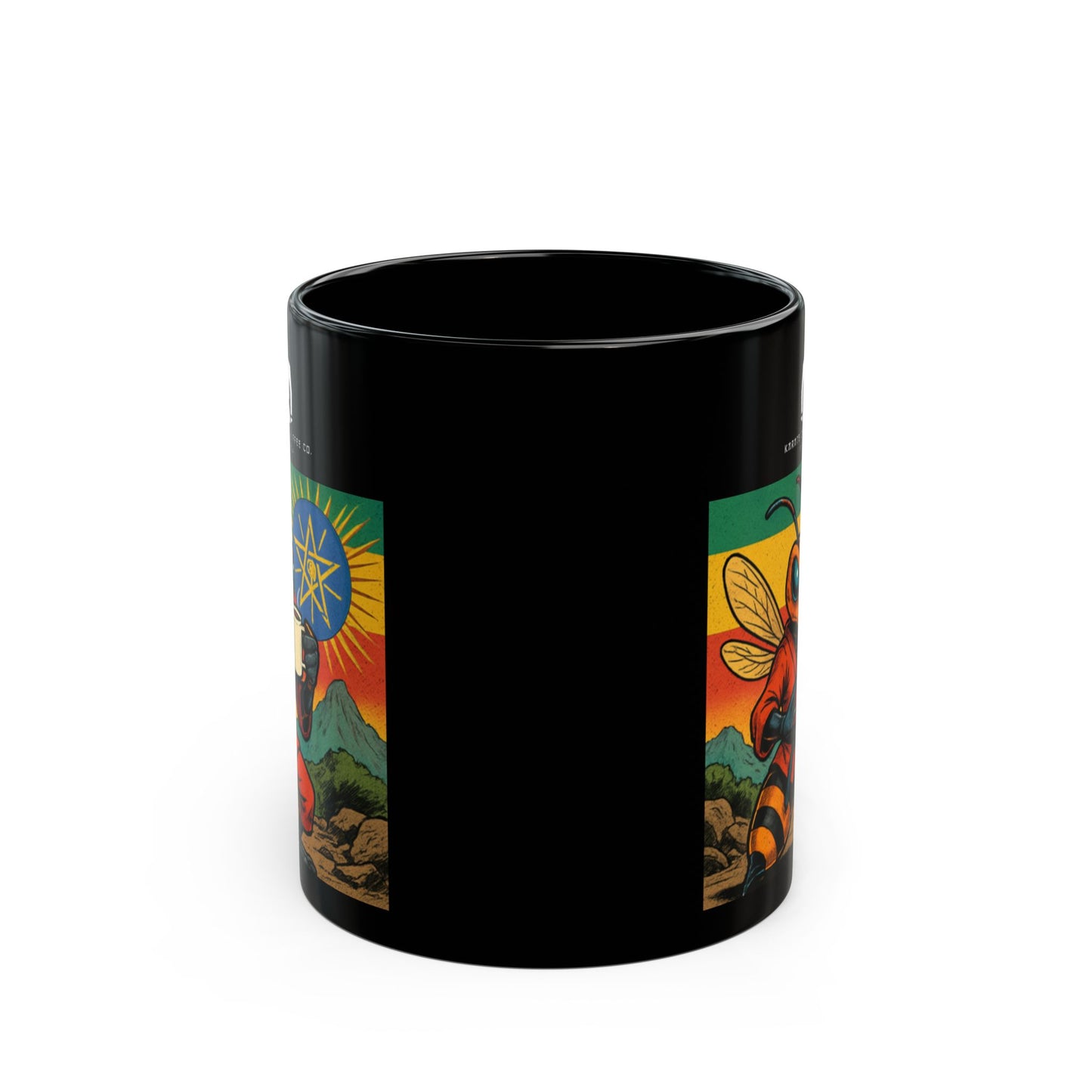 Ethiopian Kung-Fu Hornet Coffee Mug (11oz, 15oz)
