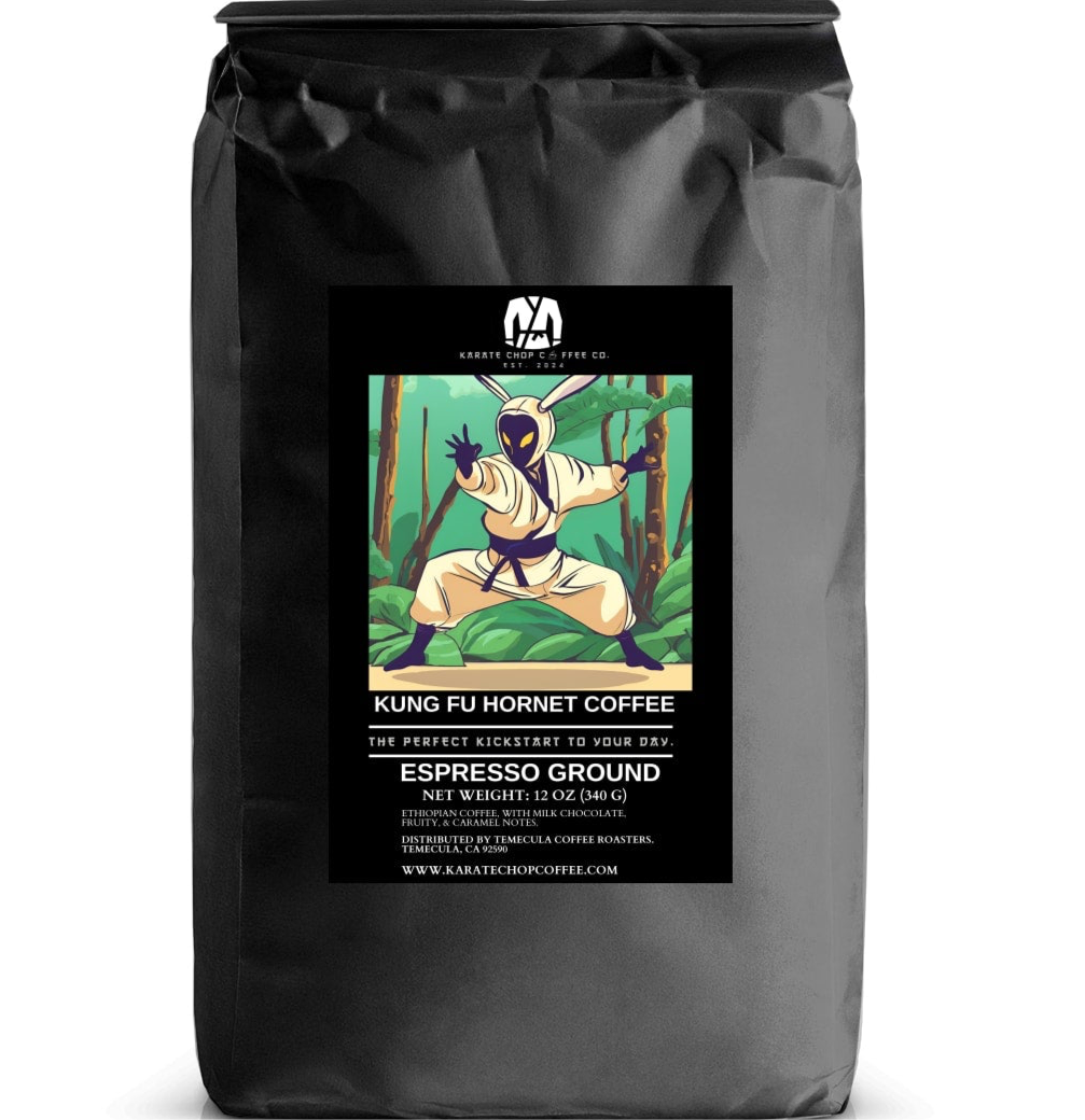 Kung Fu Hornet Coffee 🐝🥋 (Espresso) (Ethiopian Blend 🇪🇹)