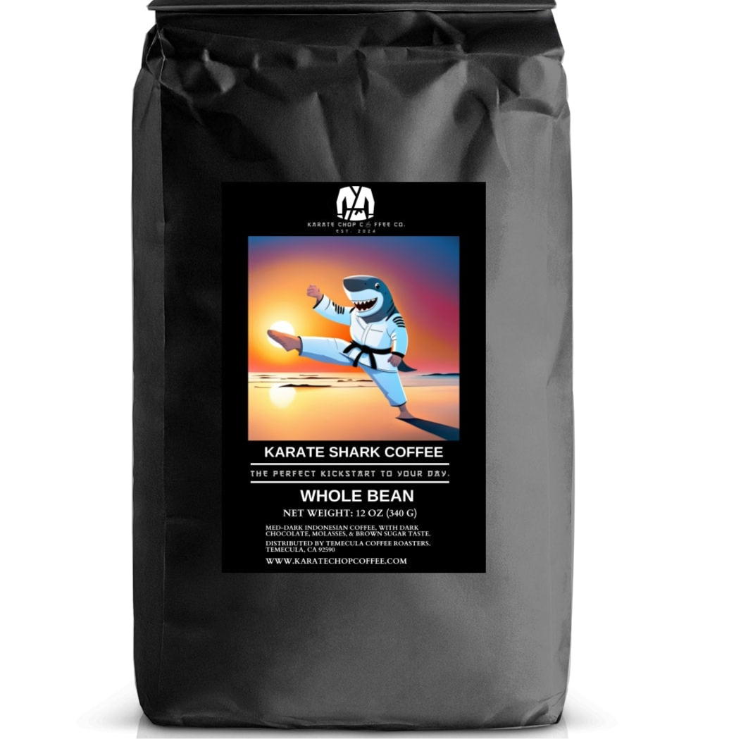 Karate Shark Coffee 🦈🥋 (Whole Bean) (Bali, Indonesia Blend 🇮🇩)